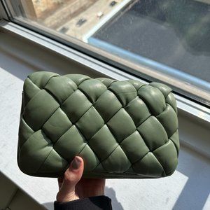 JW PEI Maze Bag - Crossbody Sage Green - Woven Leather